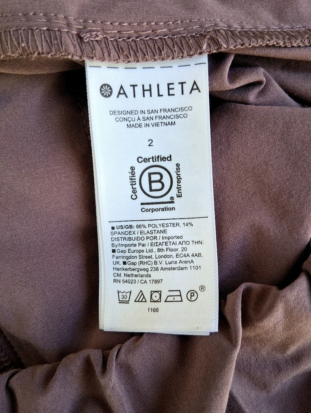 Athleta Sleeveless Collared Wide-Leg Jumpsuit in Mauve Size 2